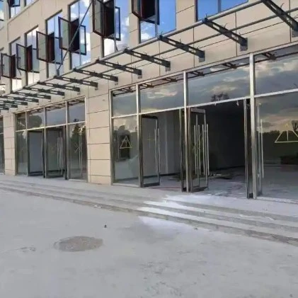 aluminium double hinged doors 4